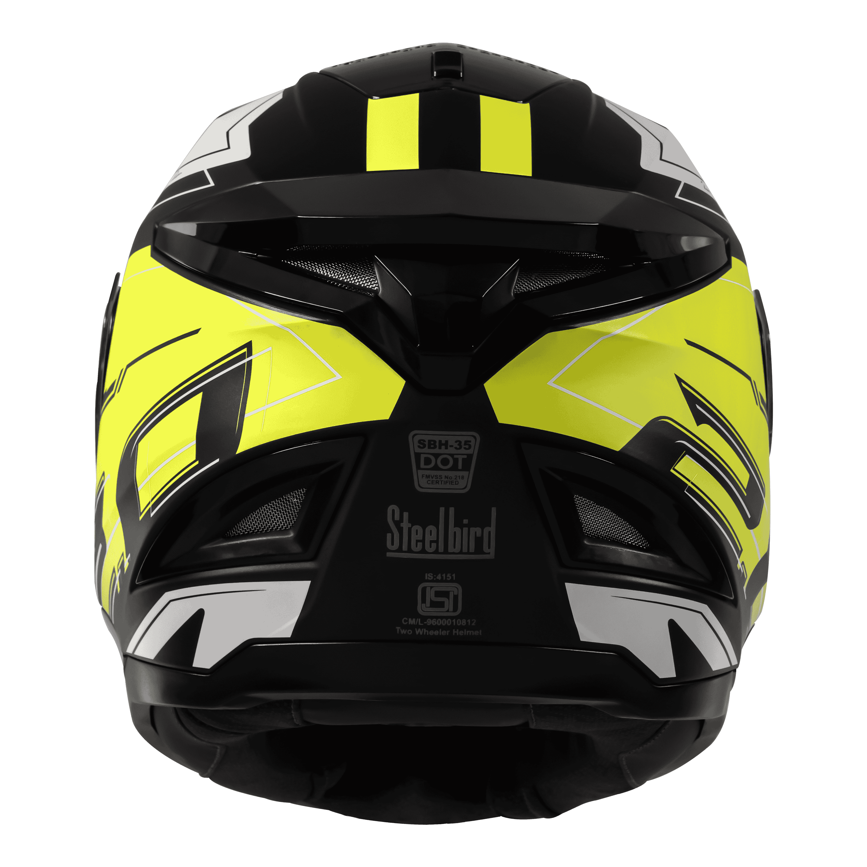 SBH-35 DOT ROBOT 2.0 REBORN GLOSSY BLACK WITH NEON